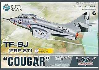 KH80129 1:48 Kitty Hawk TF-9J (F9F-8T) Cougar MODEL BUILDING KIT - coolthings.us