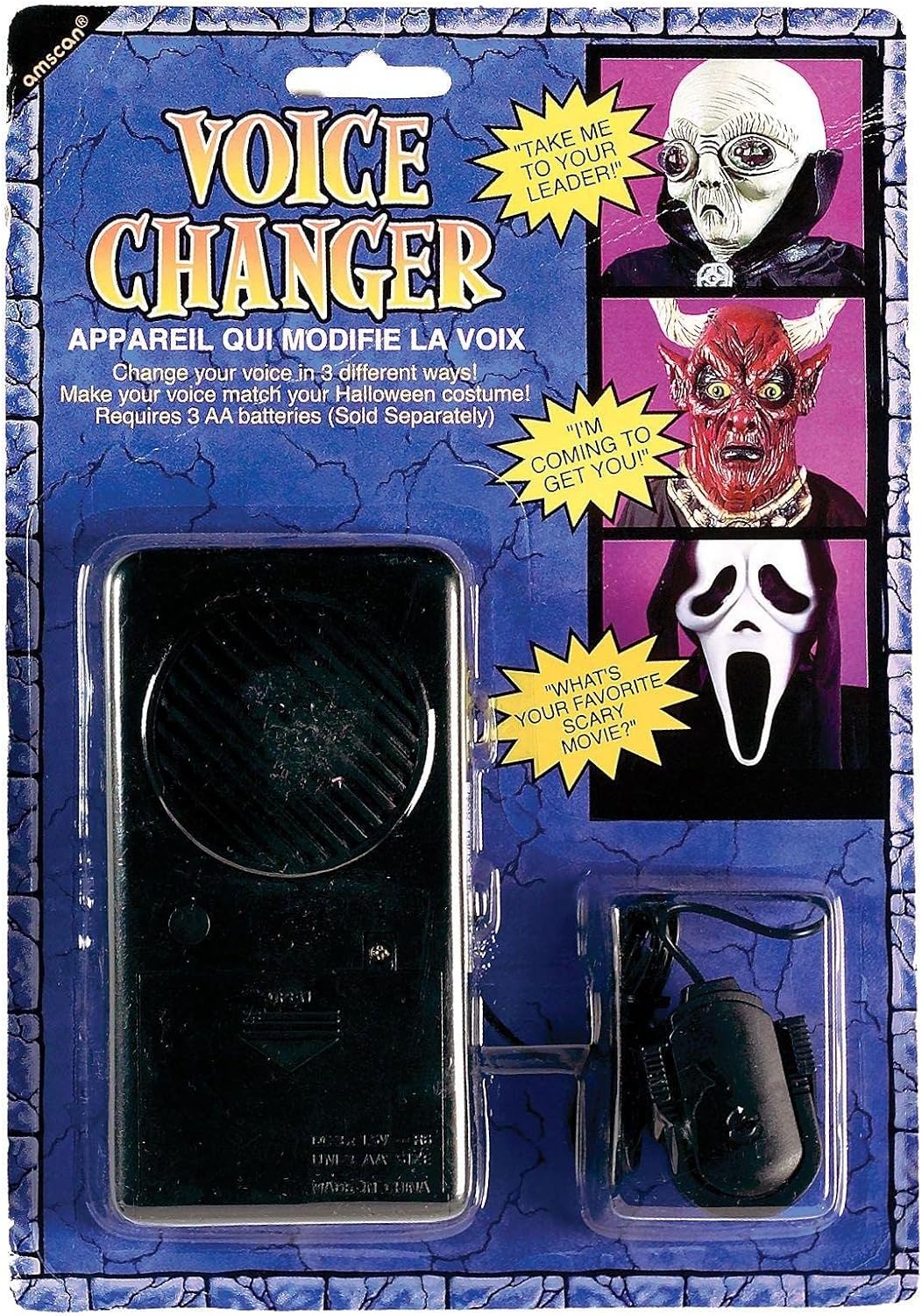 Spirit Halloween Voice Changer 2022 Amazon Com Scary Halloween Voice Changer Black 1 Pc Toys Games