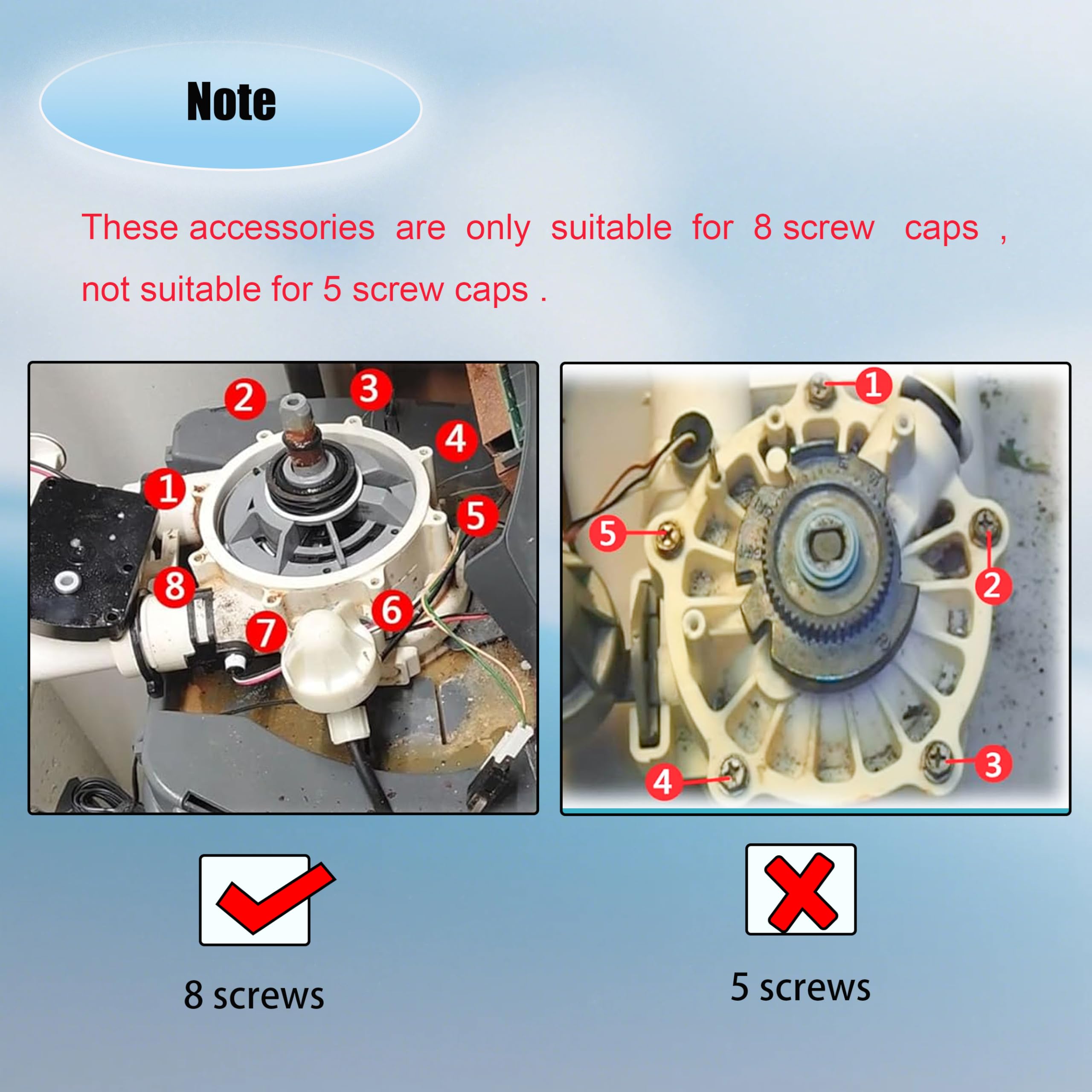 Water Softener Seal Kit - Yomaray 7185487 -5