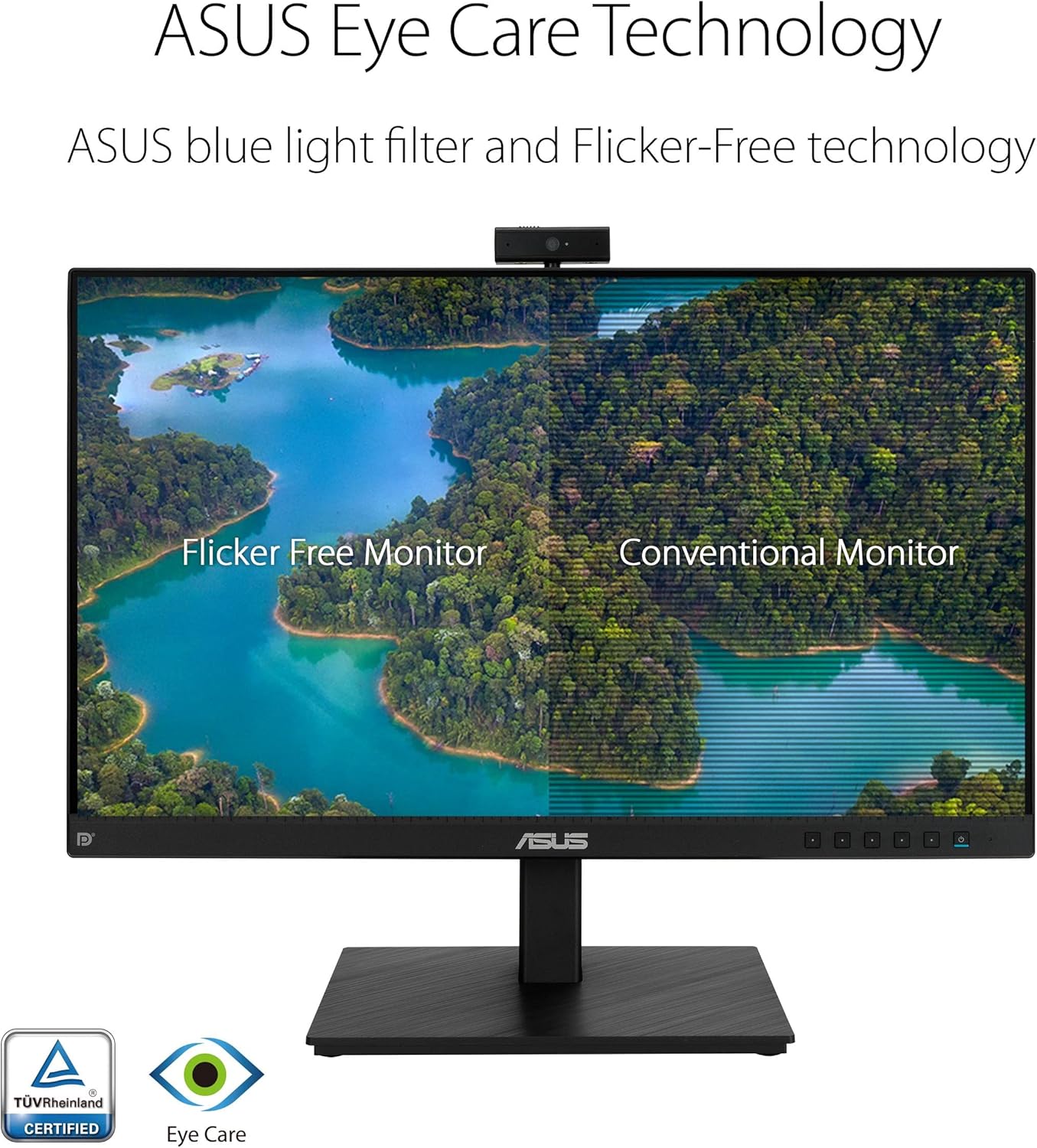 ASUS BE24EQSK Video Conferencing Monitor 23,8 Full HD IPS Frameless, Webcam Full HD, Mic Array, Stereo Speakers, Design Ergonomico,HDMI,Eye Care,Filtro Luce Blu,Flicker Free,Montabile a parete ASUS BE24EQSK Video Conferencing Monitor 23,8 Full HD IPS Frameless, Webcam Full HD, Mic Array, Stereo Speakers, Design Ergonomico,HDMI,Eye Care,Filtro Luce Blu,Flicker Free,Montabile a parete