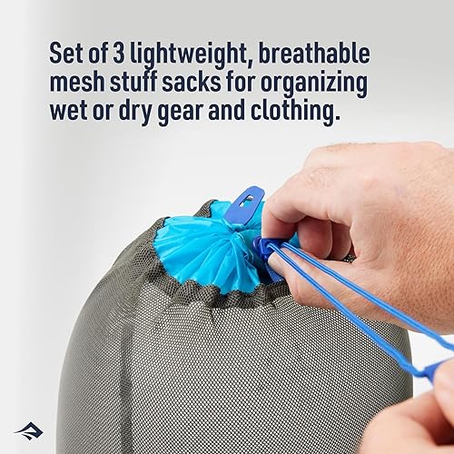 Miniatura 2 de Sea to Summit Juego de sacos de malla ultraligeros de 3 piezas
