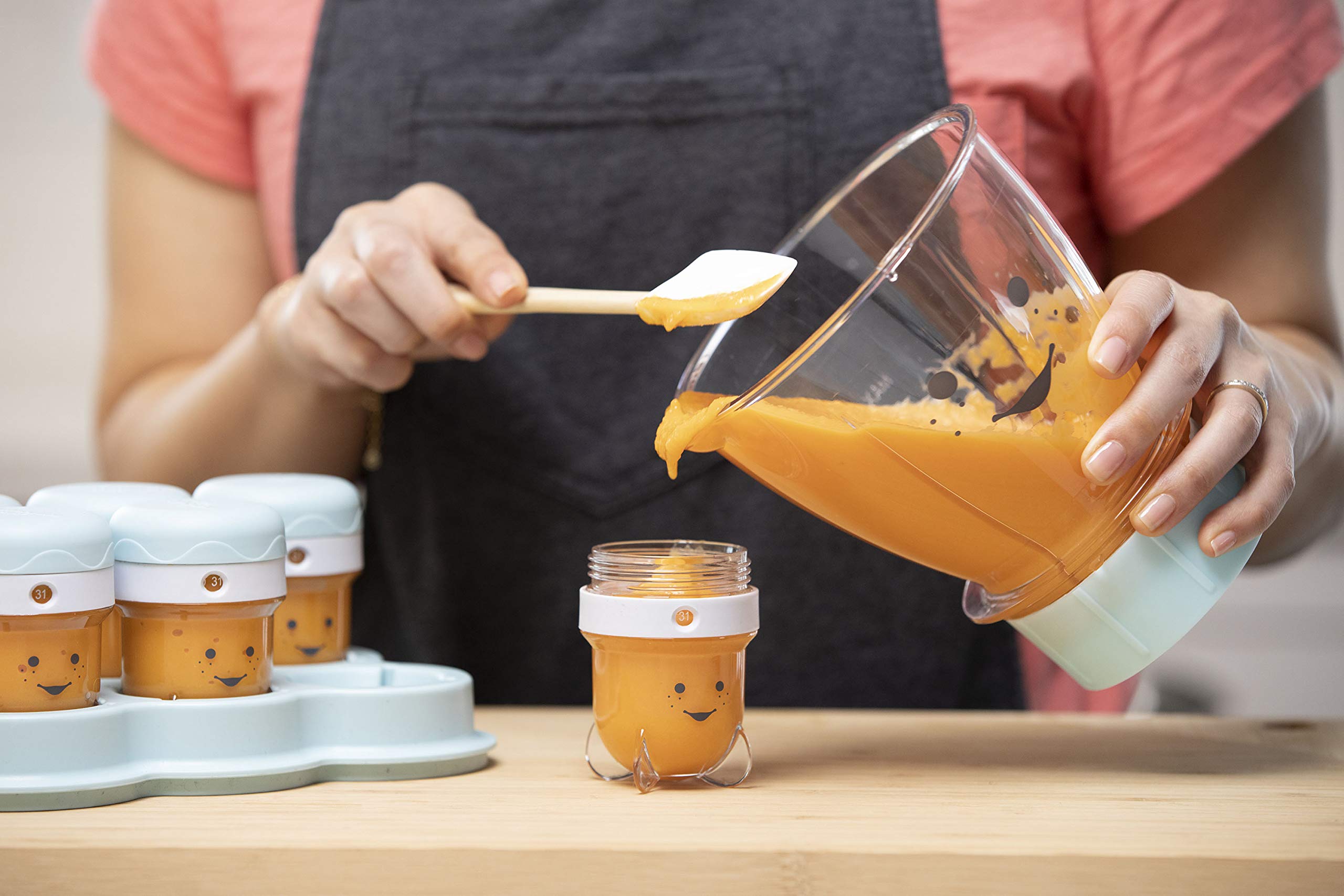 NutriBullet NBY50100 Baby Complete FoodMaking System, 32Oz, Blue