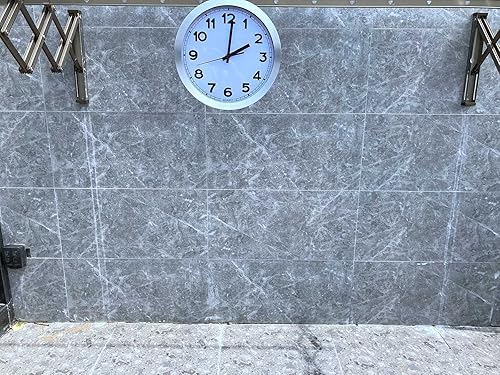 Miniatura 4 de Reloj de pared negro silencioso sin tictac, batería de cuarzo de calidad de 12 pulgadas, color plateado