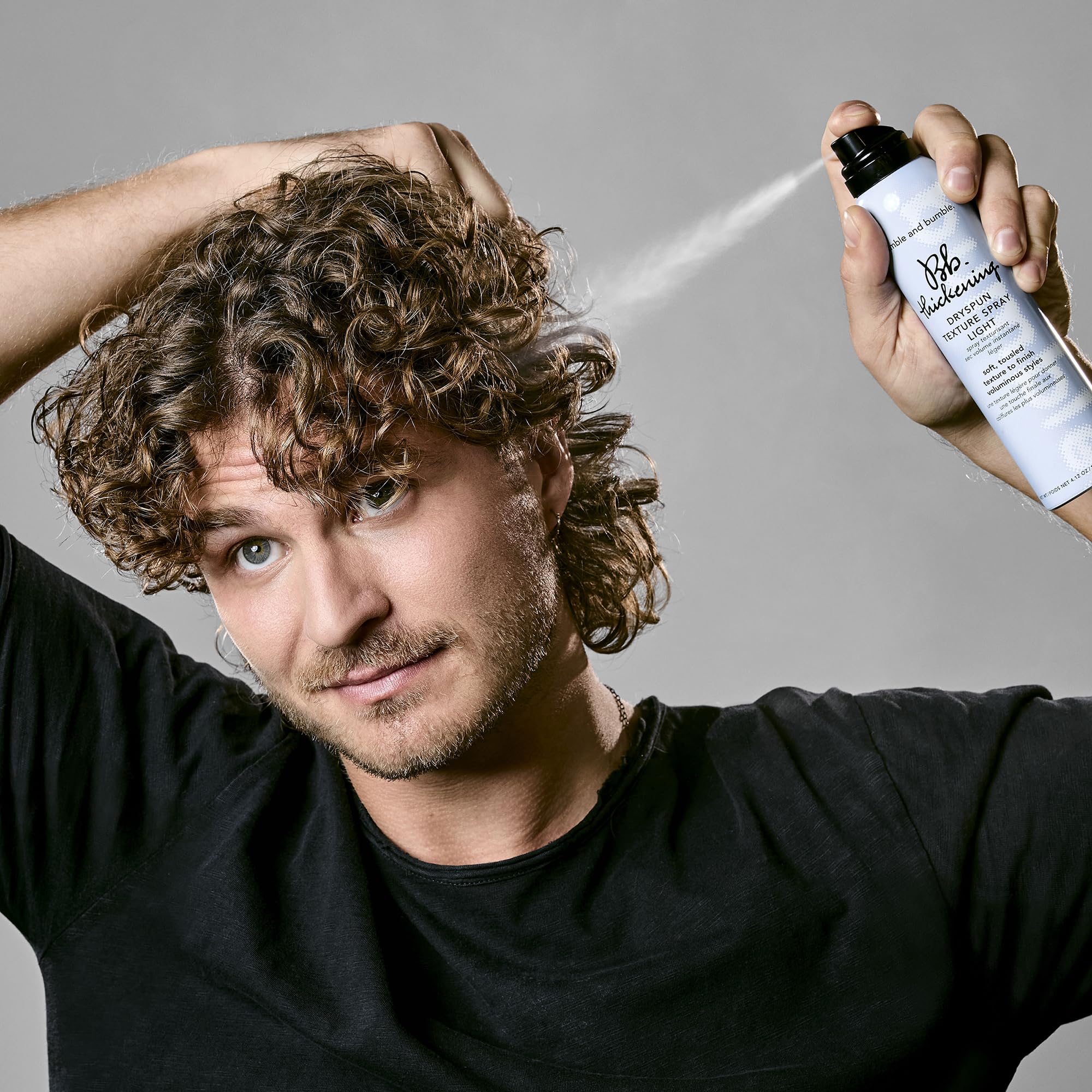 Bumble and bumble. Thickening Dryspun Texture Spray Light | Dry Texture Spray | Adds Airy Dimension and Light Hold | For Medium to Thick Straight to Curly Hair Types
