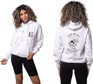 Ride Or Die XS-3XL 6 8 10 12 14 16 18 20 22 Bride Squad Hen Party Tribe Squad Wedding Wifey Lounge Hooded Hoodie Top Sweatshirt Sweater XS-2XL 6 8 10 12 14 16 18 22 Personalised Custom Wedding Gift