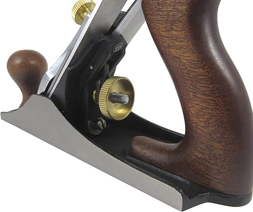 Miniatura 6 de Taytools 469614 Plano de mano de banco alisador #4, suela de 9-34 pulgadas, cuerpo fundido dúctil, lados y parte inferior solapados, hoja RHC 55-60,