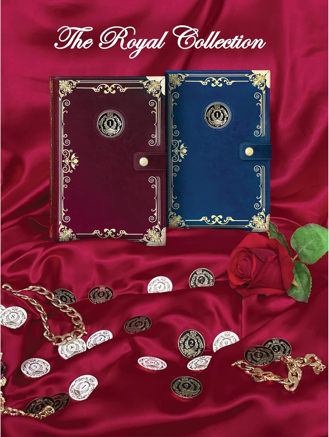 Galileo® The Victory Crown | Gold Plated | AA Coin | Alcoholic Anonymous Medallion | 1-30 Years Sobriety Coin | AA Gift | The Royal Collection (Black, 5 Year)