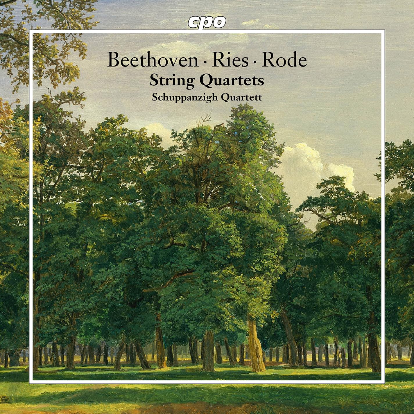 555489-2 Schuppanzigh-Quartett Beethoven, Ries & Rode: String Quartets CD 555489
