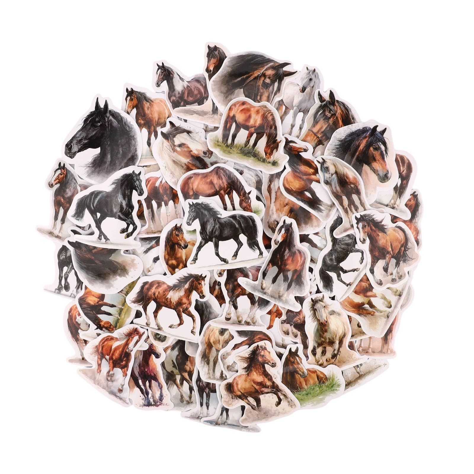 60pcs Horse Sticker