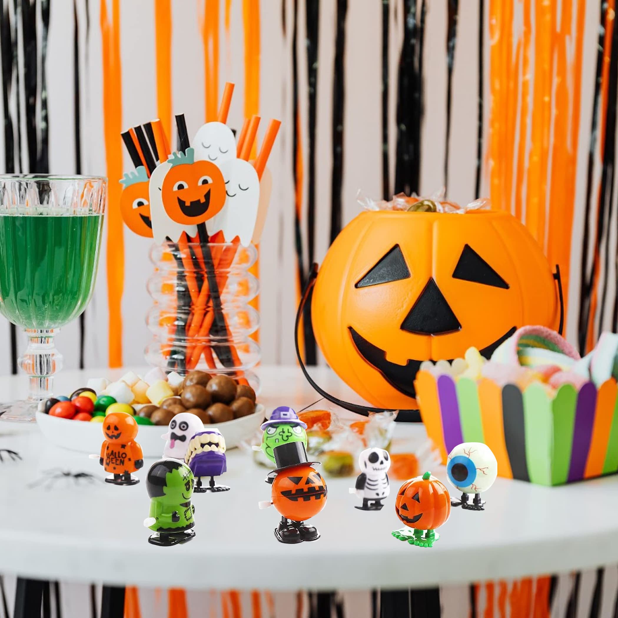 Amazon | DERAYEE ハロウィン 仕掛け 置物 発条 ウォーキング 12