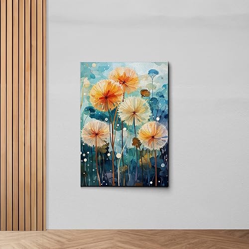 Miniatura 7 de Dandelion Watercolour Art Print, Dandelion Wall Art, Nature Wall Art, Kitchen Wall Art, Living Room Decor, Dandelion Prints, Canvas Prints, Wall