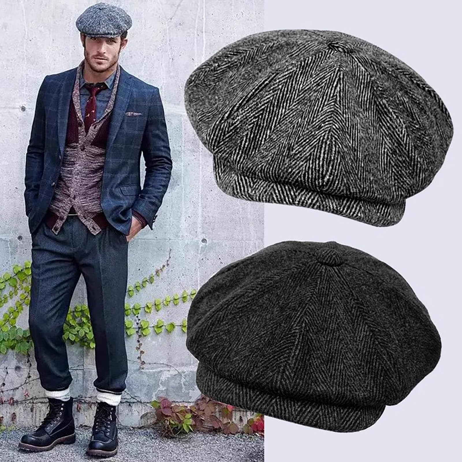 Czapka z daszkiem męska czapka beret bawełna beret Cap wsuwana czapka płaska Newsboy Cap Driving Cabbie czapka męska