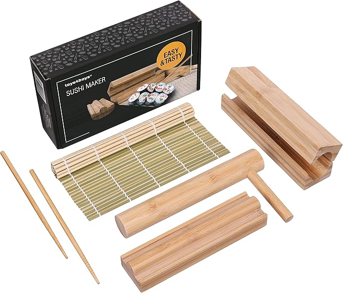 Toys4Boys Sushi Maker SetSushi Set zum Selber Machen Sushi Roller