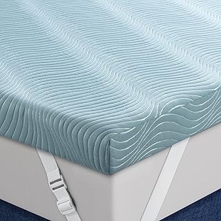 Firm Mattress Topper King Size, 3 Inch Memory Foam and High Density Foam Bed Toppers for Back Pain Relief, Mattress Pad for Back Sleepers & Spinal Alignment, CertiPUR-US Certified