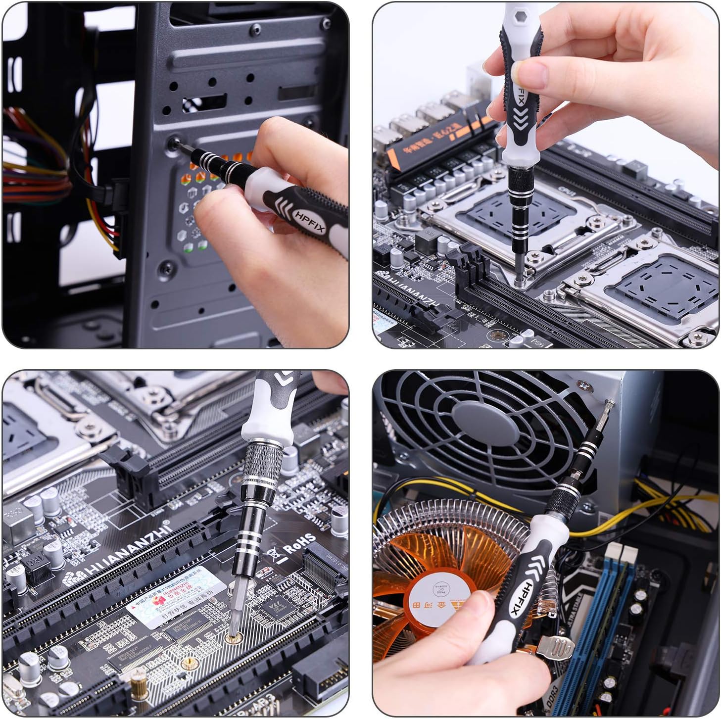 Computer Repair Tool Kit, HPFIX 122 in 1 Precision Screwdriver Set Electronics Repair Tool Kit for MacBook, PC, iPhone, Watch, Xbox Controller Repair : Electronics