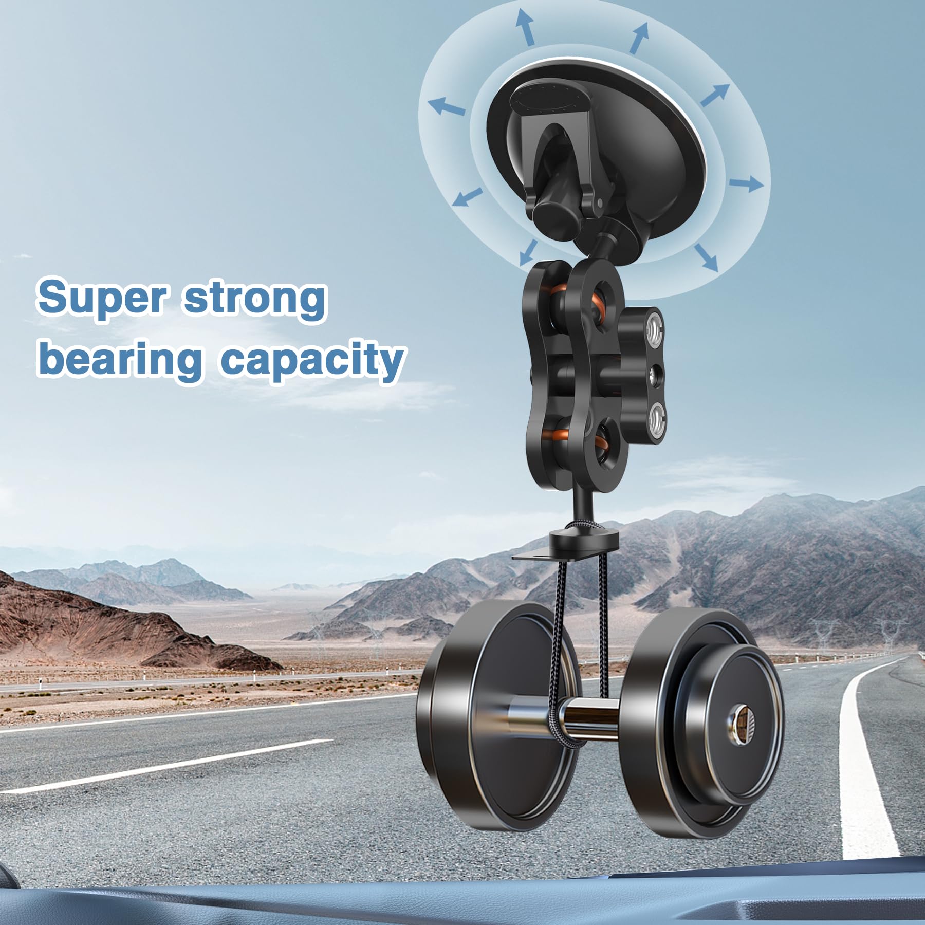 Radar Detector Mount,Car Radar Mounting Bracket Suction Cup