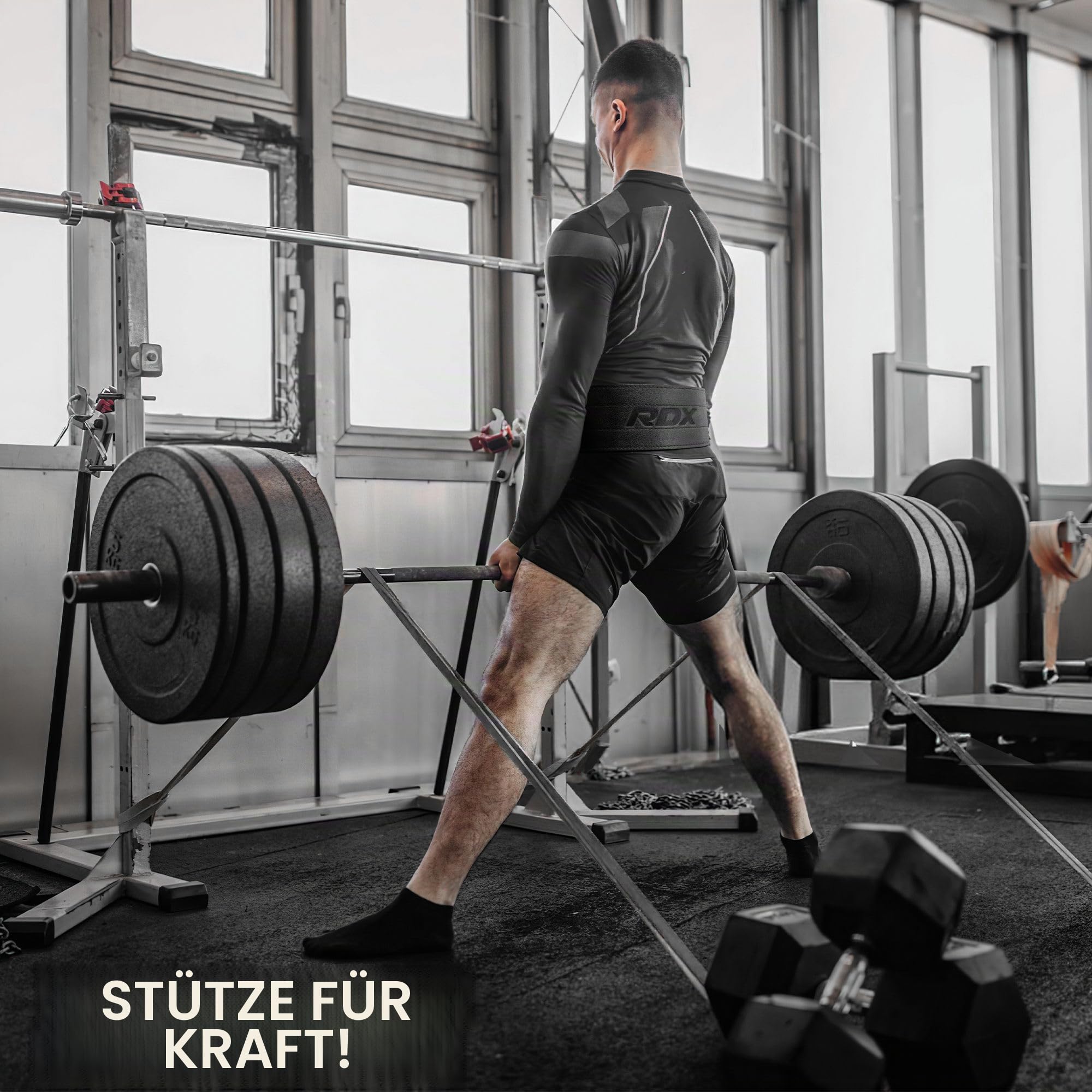 RDX Gewichthebergürtel Leder IPF Konform 13mm & 10mm – USAPL, USPA & IPL Wettbewerb Powerlifting Gürtel 4” für Kniebeugen, Kreuzheben, Gym Fitness & Krafttraining Weight Lifting Belt– Herren & Damen