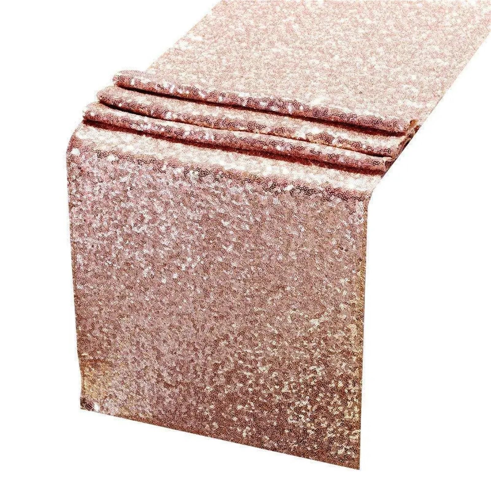Chemin de table paillettes pour décoration de table de mariage chic