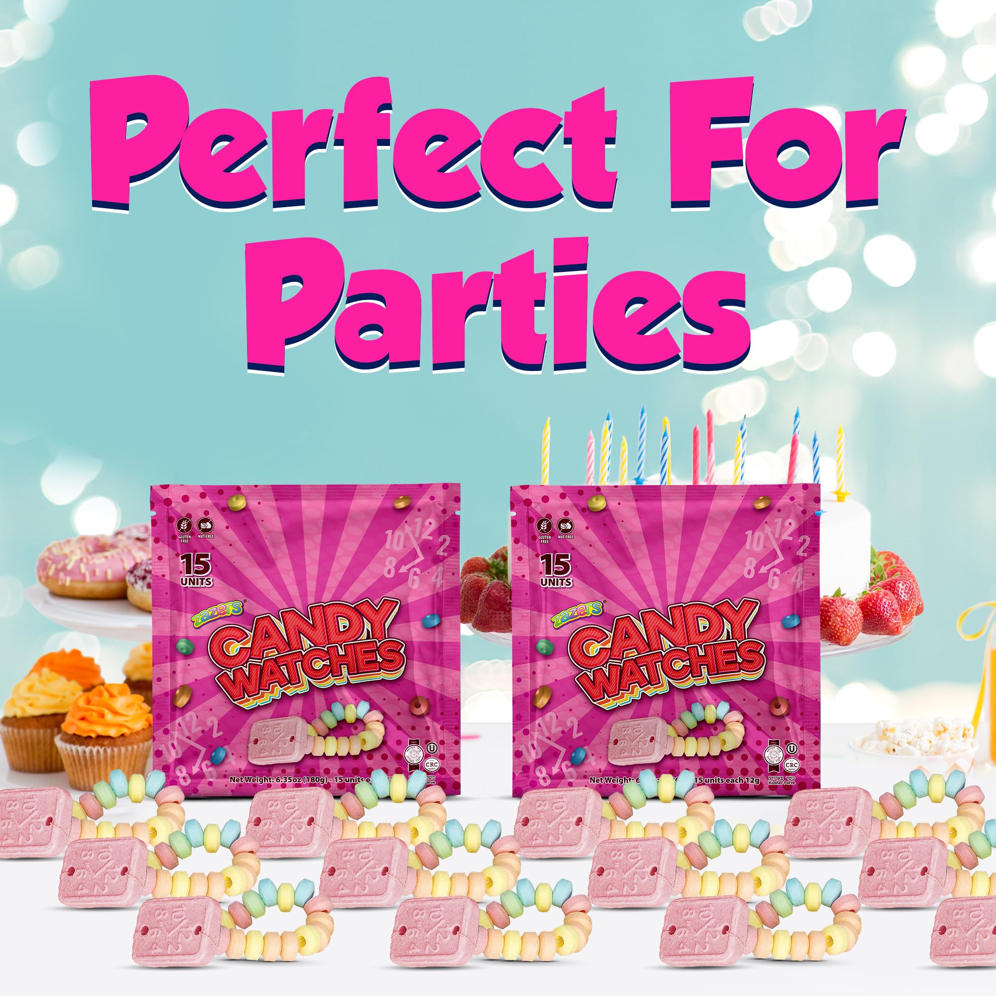 Amazon.com : 30 Candy Bracelet Watches Party Favors - Pack of 30 
