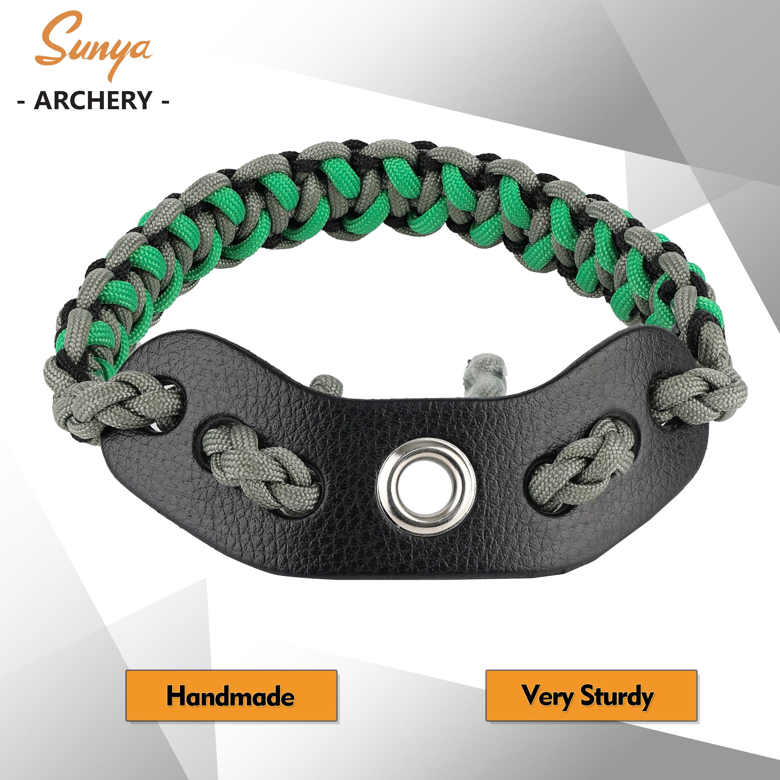 Compound Bow Arrows PATIKIL Archery Bow Wrist Sling - Adjustable Braided Strap For Compound & Target Bows (White Camo) Archery Target