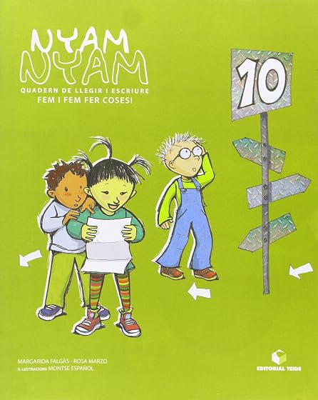 Nyam-Nyam Quadern 10 Llegir Escriure Infantil Catala