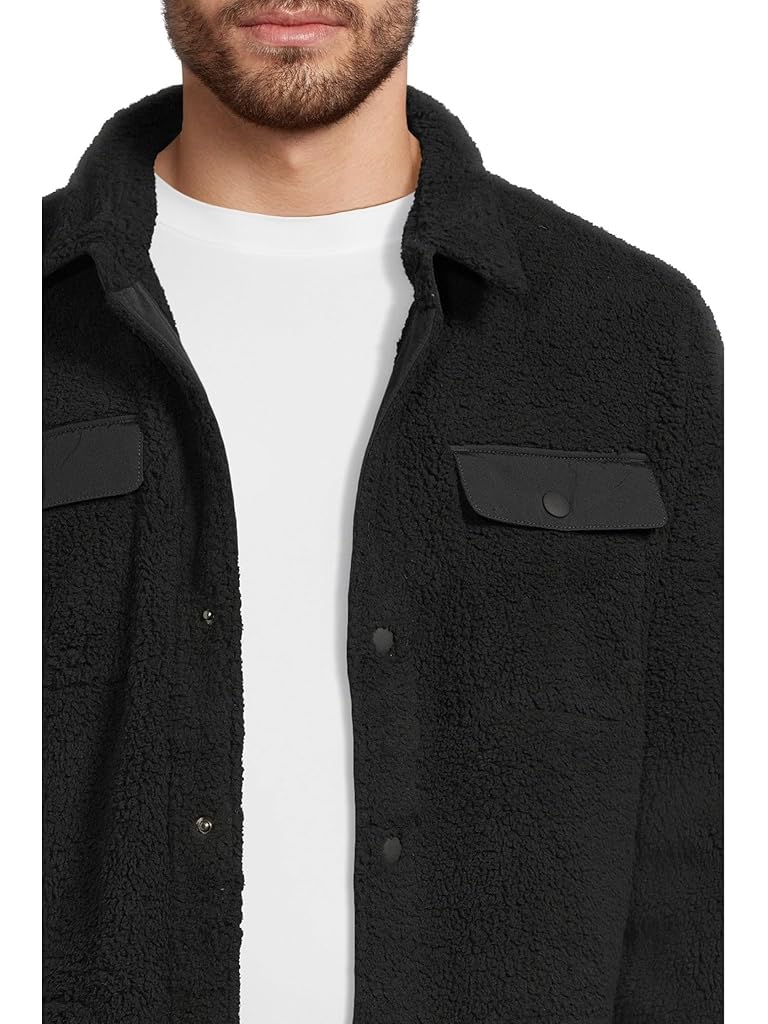 Black Prana Encinitas Fleece Shacket