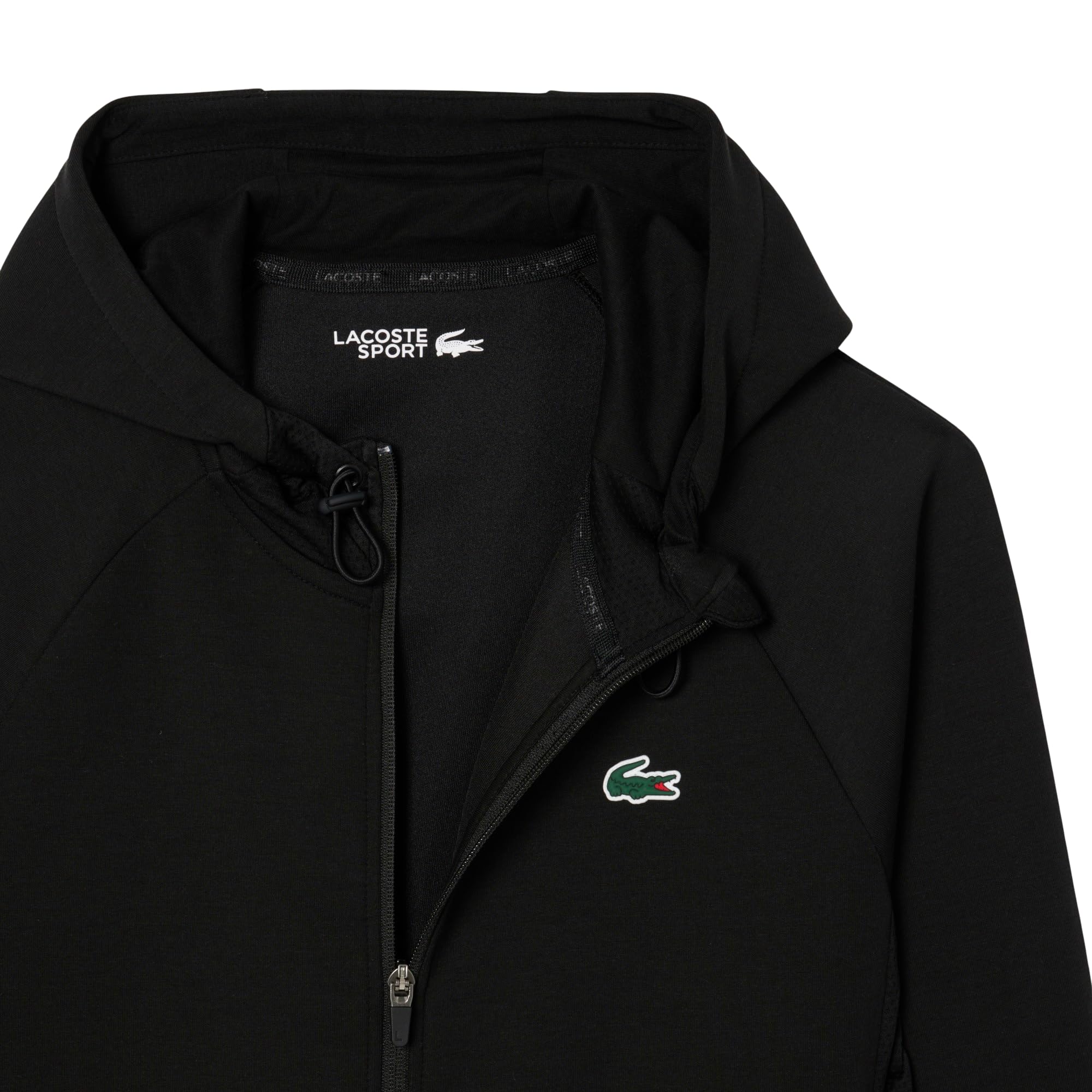 Lacoste Tennis Zip Hoodie Bluza z kapturem, Czarny/Czarny, L dla mężczyzn