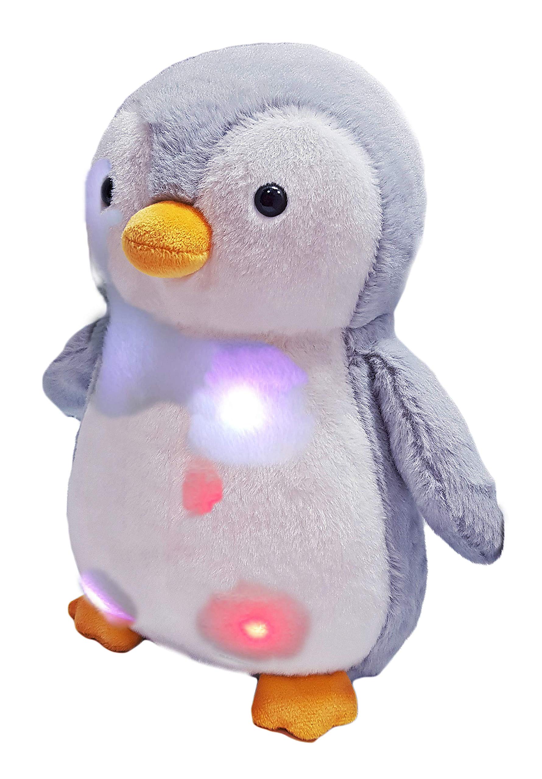 London Europe TY-CGP PENGUIN Cuddle GLOWER-Baby Bear-Pink, Grey
