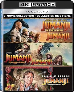 3-Movie Collection Jumanji: Welcome to the Jungle / Jumanji: The Next Level / Jumanji (1995) - Set [4K Ultra HD]