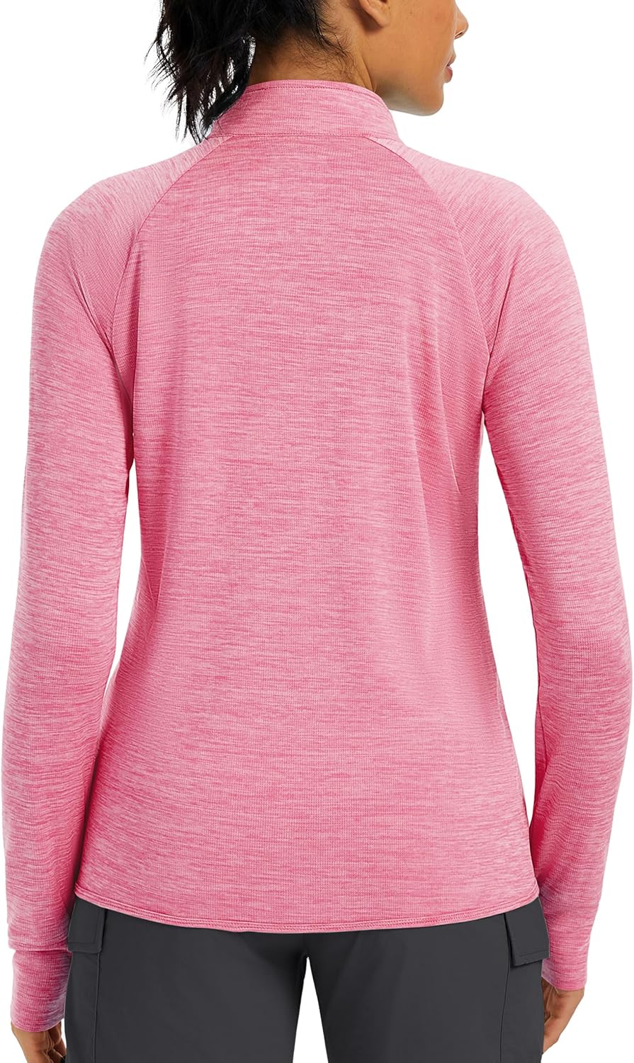 MAGCOMSEN Women's UPF 50+ Athletic Jackets Full Zip Lightweight Workout Jacket SPF Sun Protection Shirts Hiking Running - Image 2