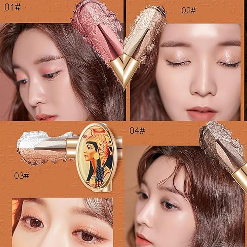 Miniatura 3 de Sombra de ojos en barra de lujo de doble color para personas perezosas, sombra de ojos de lujo de doble tono, sombra de ojos en barra de dos tonos