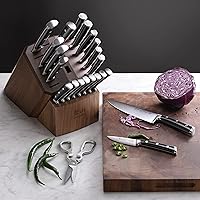 Vista 6 de Cangshan Serie S 1026054 - Juego de 23 cuchillos forjados de acero alemán