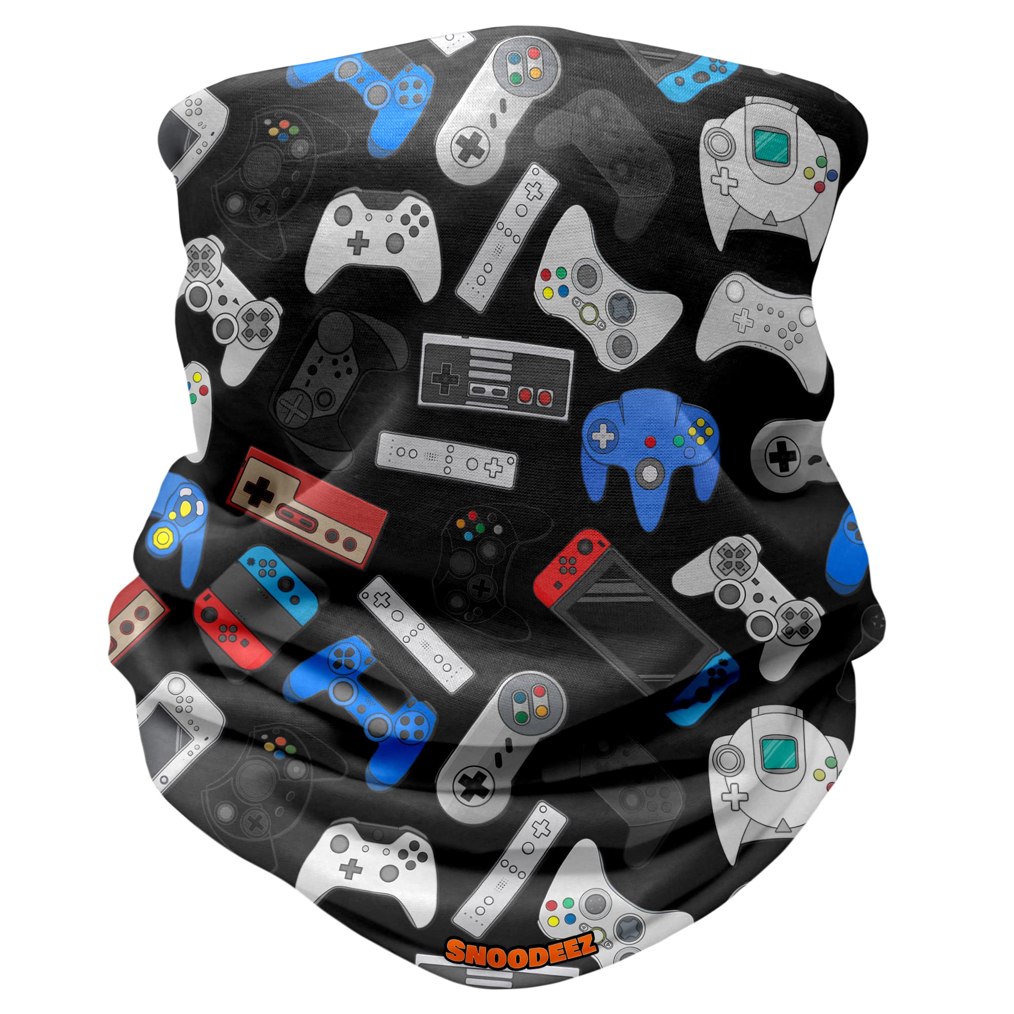 Snoodeez Black Kids Gaming Multifunctional Snood Headwear (, One Size)