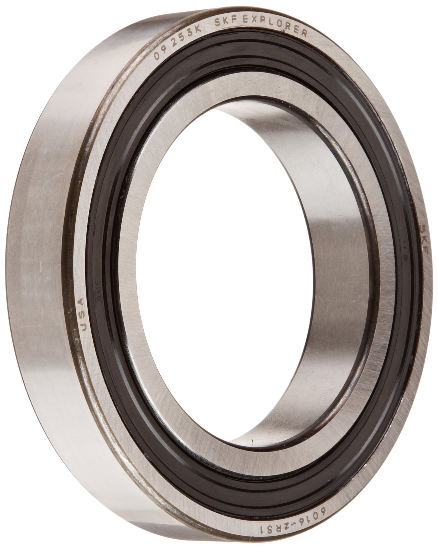 SKF 6016-2RS1 Deep Groove Ball Bearing, Double Sealed, Standard Cage, Normal Clearance, 80mm Bore , 125mm OD, 22mm Width