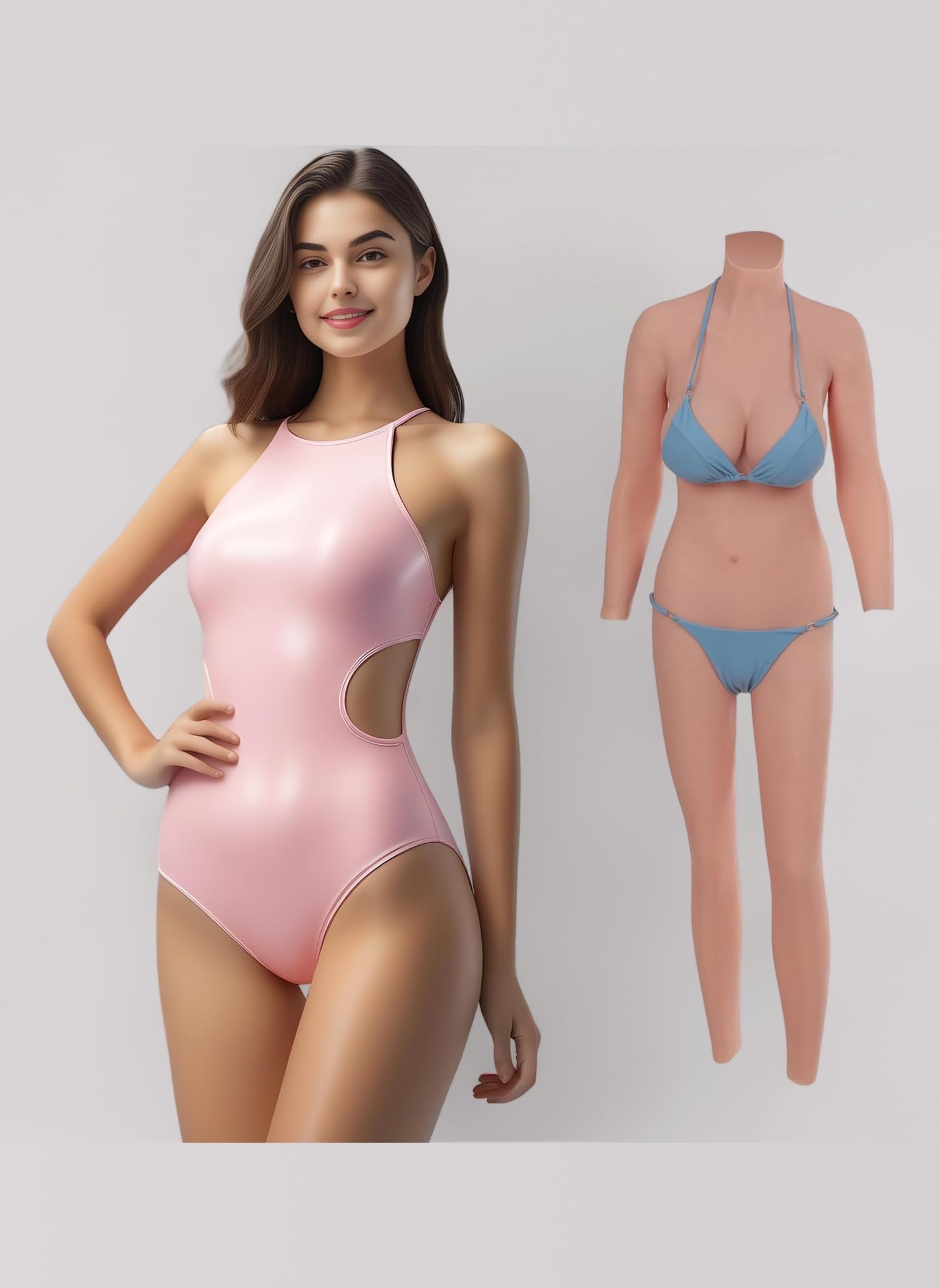 Body Suit Silicone Breast Mold