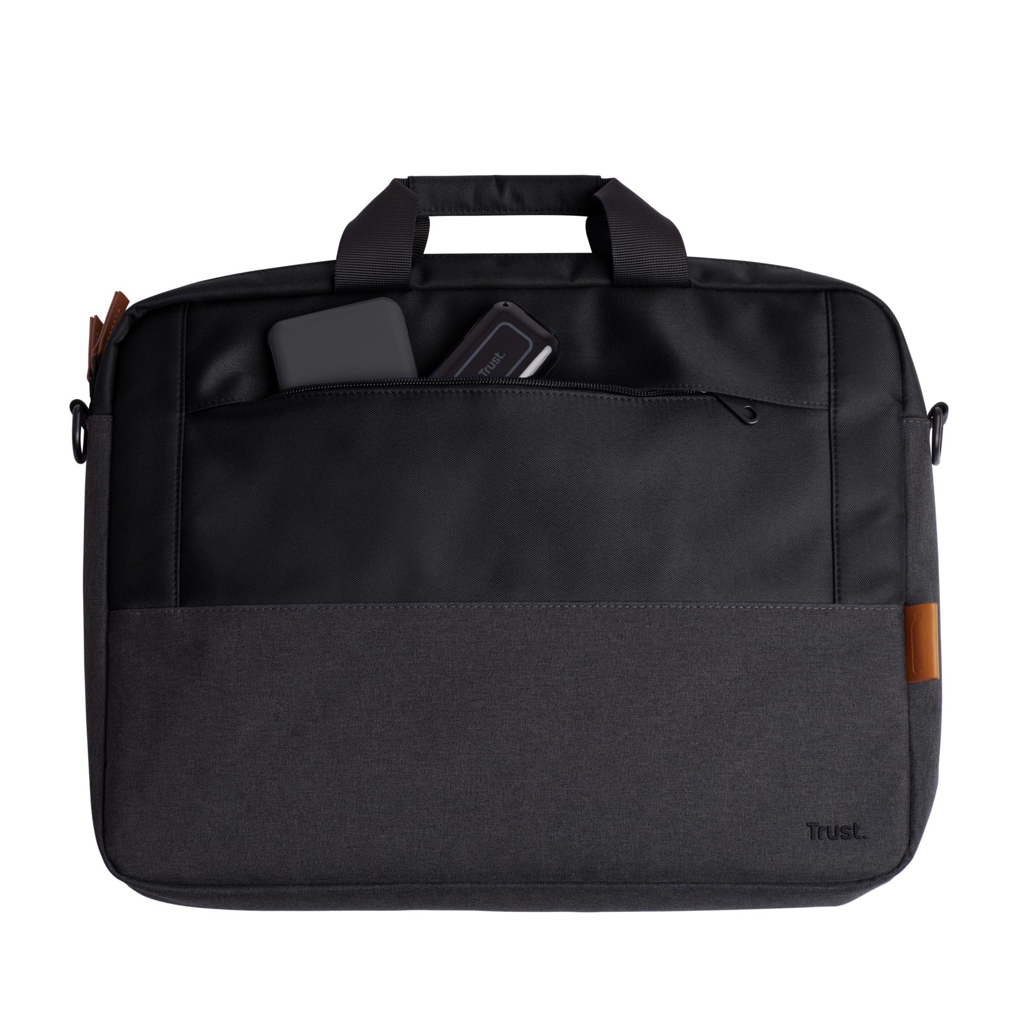 Trust Lisboa Sacoche pour Ordinateur Portable 16 Pouces, Noir