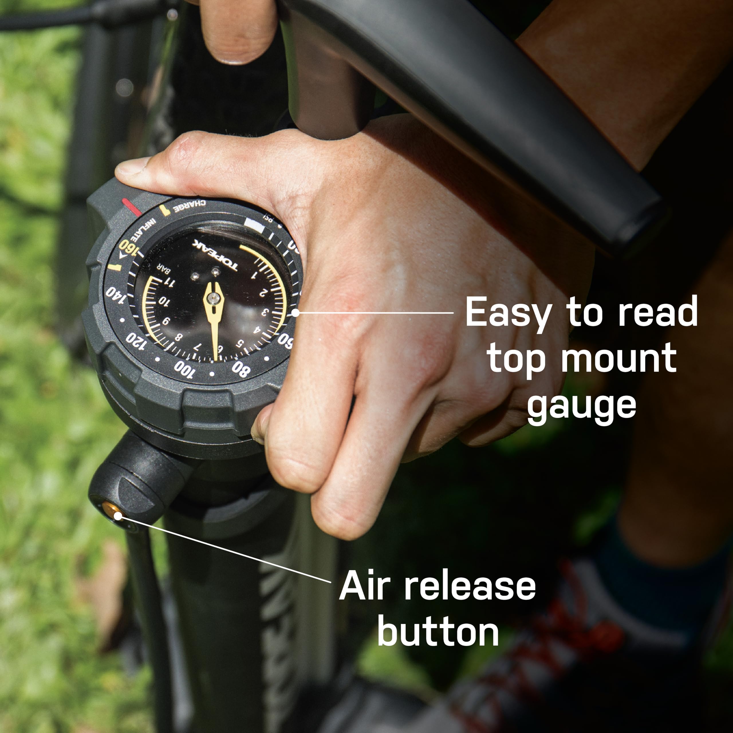 Amazon.com : Topeak JoeBlow Booster Bike Pump : Sports & Outdoors