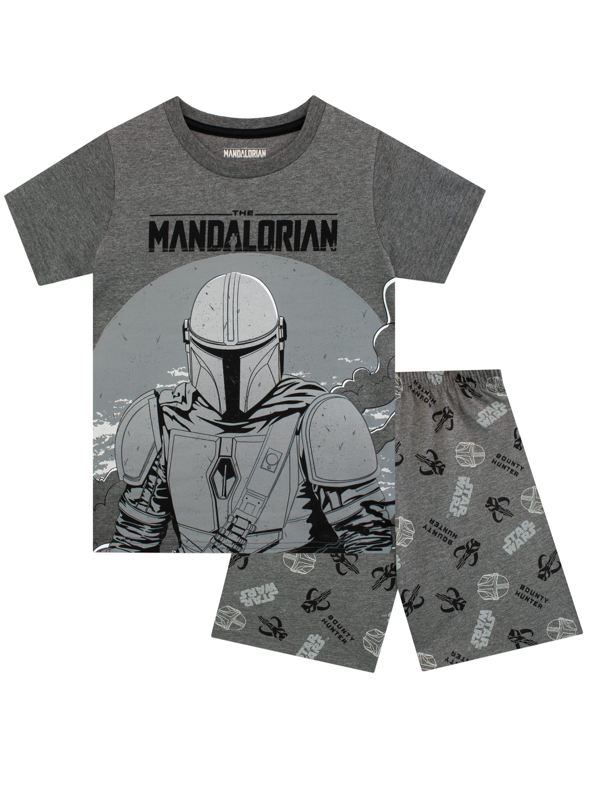 Star WarsPyjamas Boys | The Mandalorian Long Pyjama Set For Kids | Short Cotton Pyjamas For Boys | Official Merchandise | Ages 3 to 13 Years