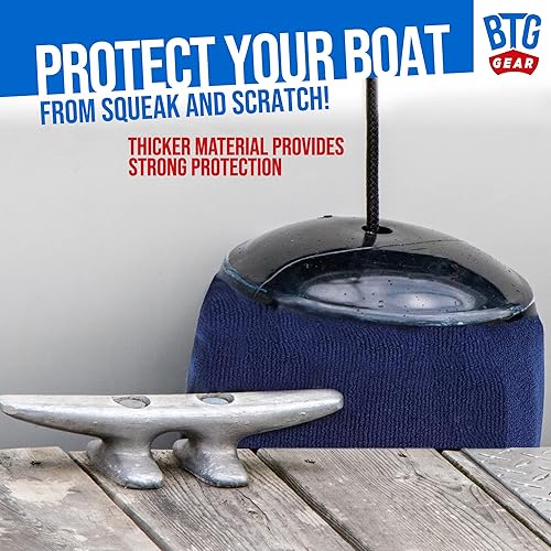 Miniatura 5 de Hole in The Middle Boat - Juego de 2 fundas para parachoques (azul marino)