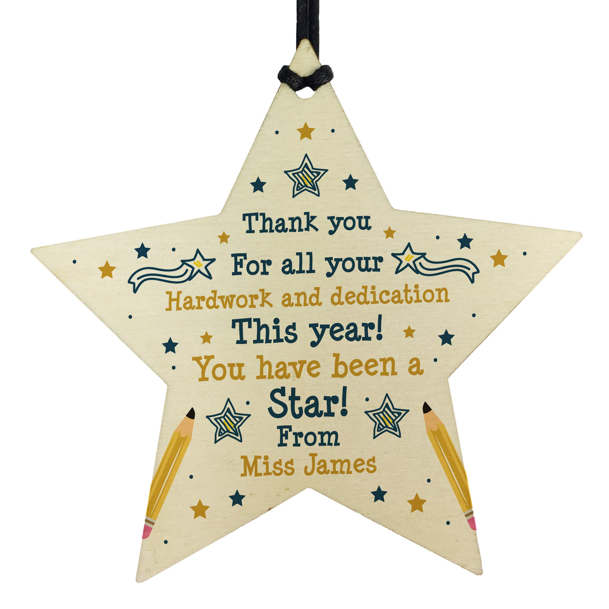 RED OCEAN Personalised Student Gift From Teacher Assistant Mentor Thank You Leaving Gift