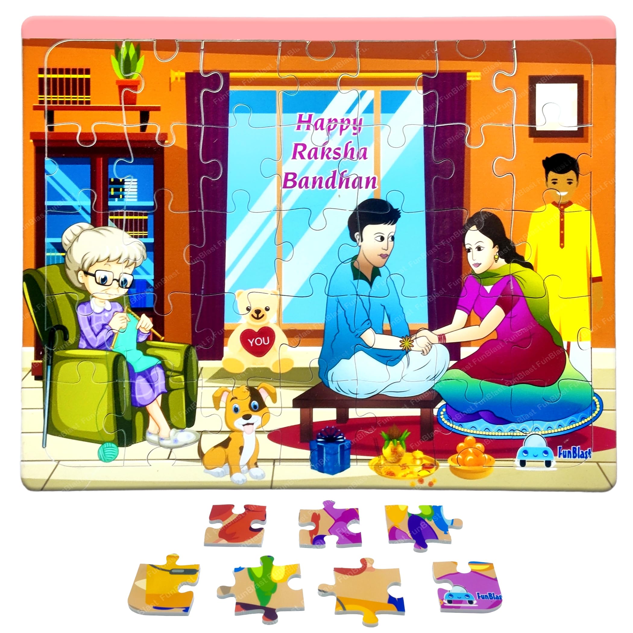 See full amazon price history chart for FunBlast Indian Festivals Jigsaw Puzzle for Kids - 35 Pcs Jigsaw Puzzle for Kids of Age 3-5 Years, Acrylic Board Jigsaw Puzzles, Learning and Educational Jigsaw Puzzle Toys & Games (Raksha Bandhan) FunBlast Indian Festivals Jigsaw Puzzle for Kids - 35 Pcs Jigsaw Puzzle for Kids of Age 3-5 Years, Acrylic Board Jigsaw Puzzles, Learning and Educational Jigsaw Puzzle Toys & Games (Raksha Bandhan) (B0C7H9YFCV) Amazon Price History, Amazon Price Tracker