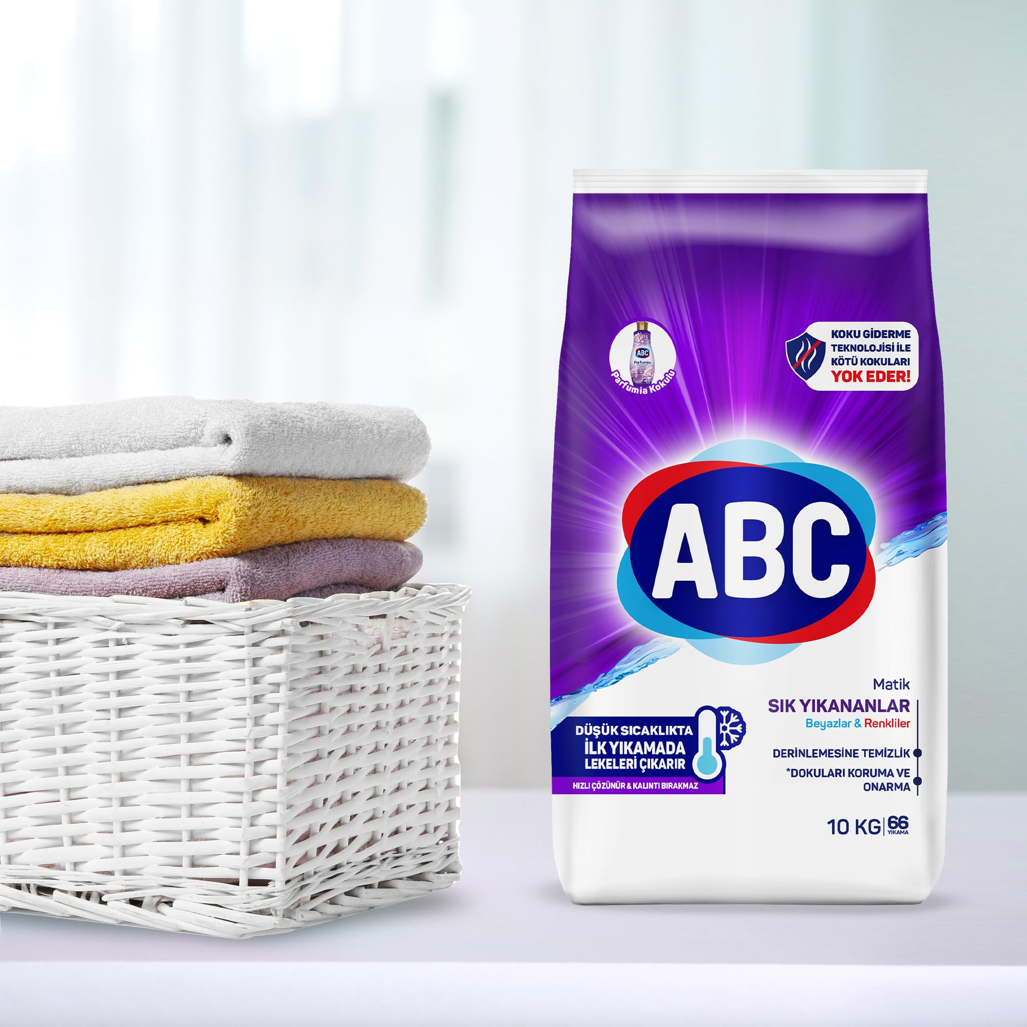 ABC DETERJAN Matik Sık Yıkayanlar 10 Kg (3 paketi)
