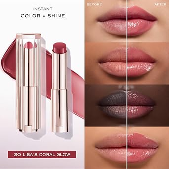 Lancome Lip Idole Squalane-12 ButterglowTM Hydrating Lip Balm Instant Shine, 24H Hydration, and Buildable Color for Smooth & Moisturized Lips