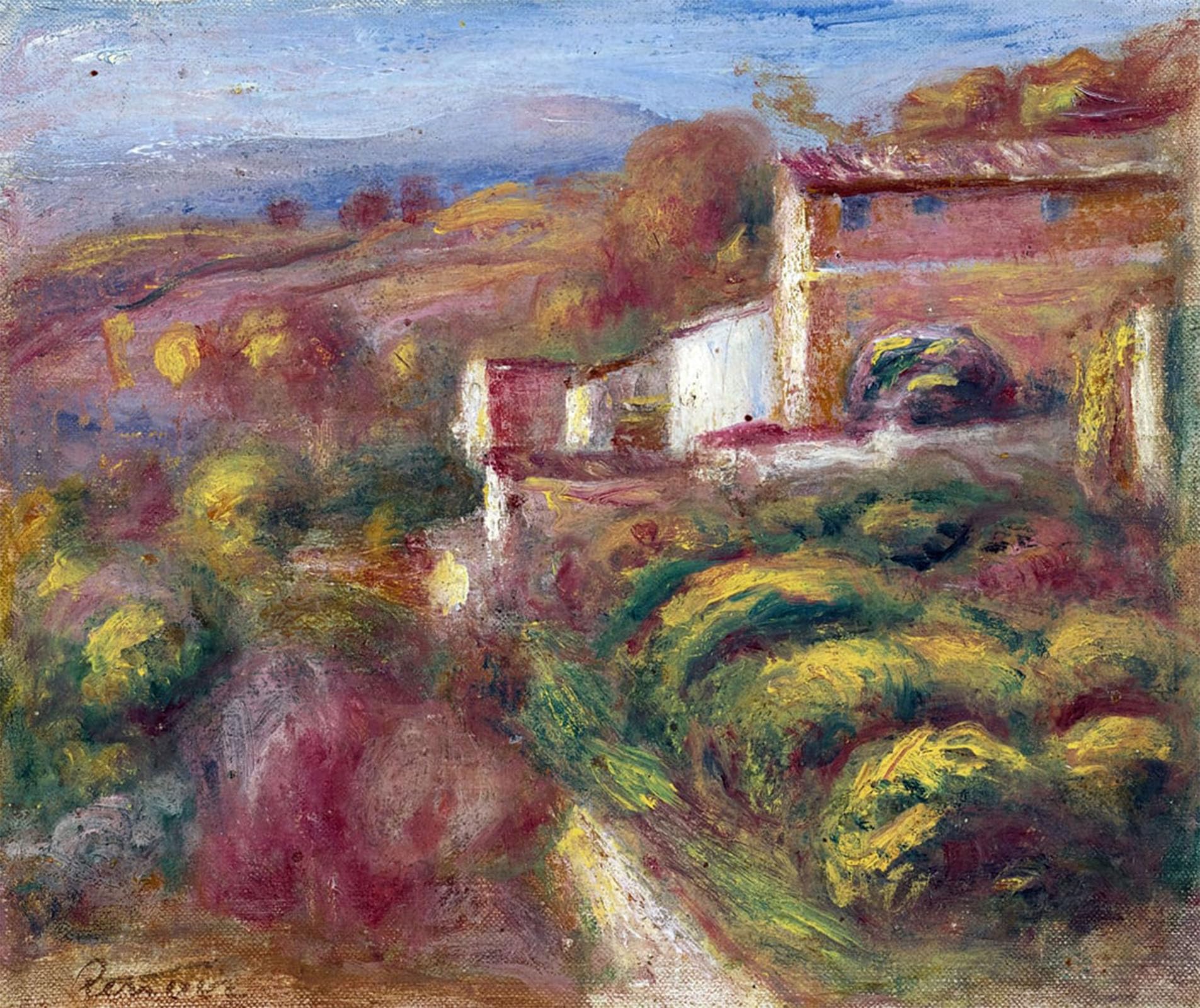 Cuadro de Renoir en lienzo premium de 60x90cm para sala de estar 5
