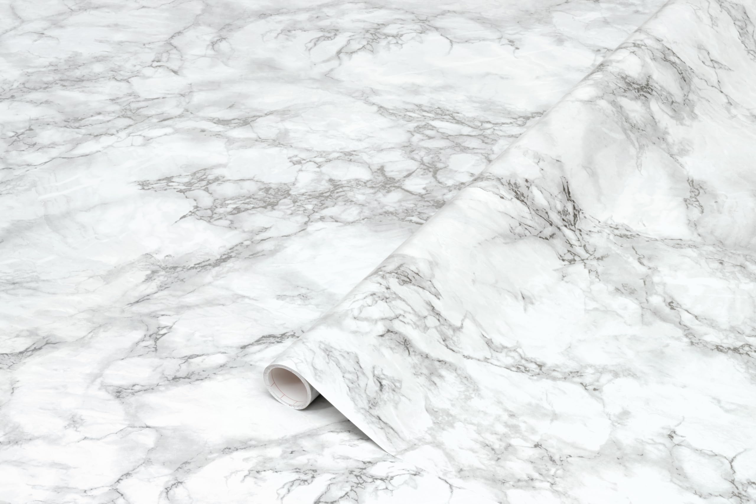 d-c-fix vinyl wrap Cortes silver marble effect 67,5 cm x 2 m - sticky back plastic roll for furniture, kitchen & cupboards - contact paper sticker self adhesive film