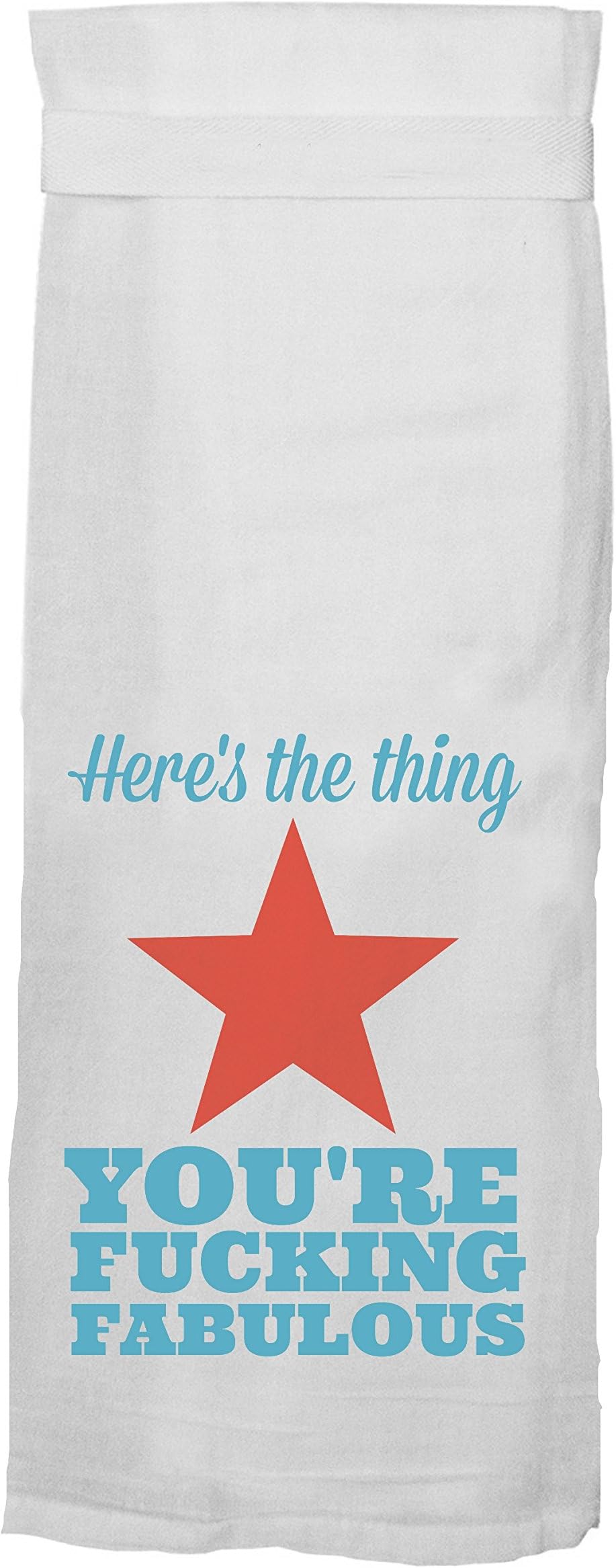 Twisted Wares Hang Tight Kitchen Hand Towel (Here's the Thing)