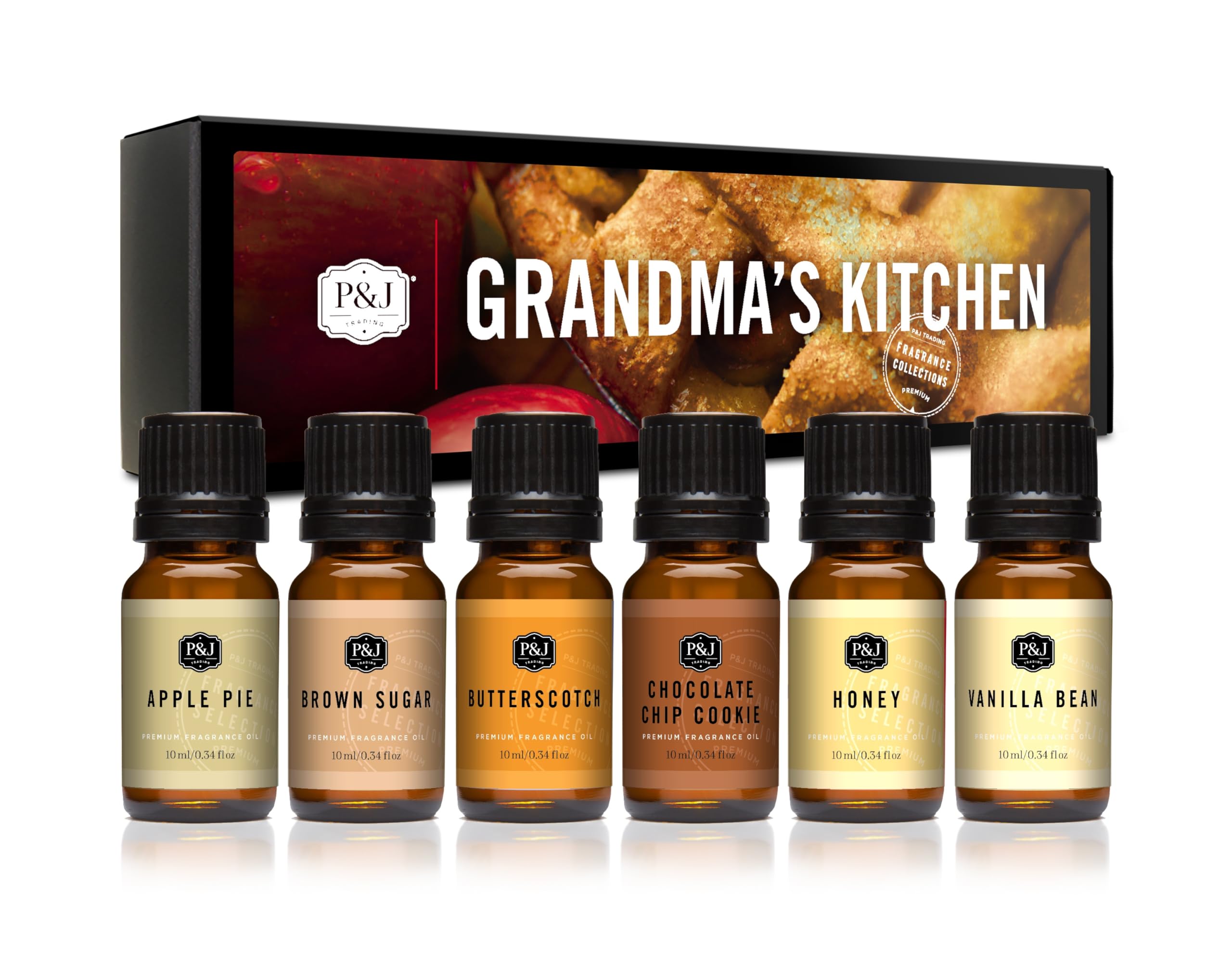 P&amp;J Trading Fragrance Oils Set of 6, Grandma's Kitchen