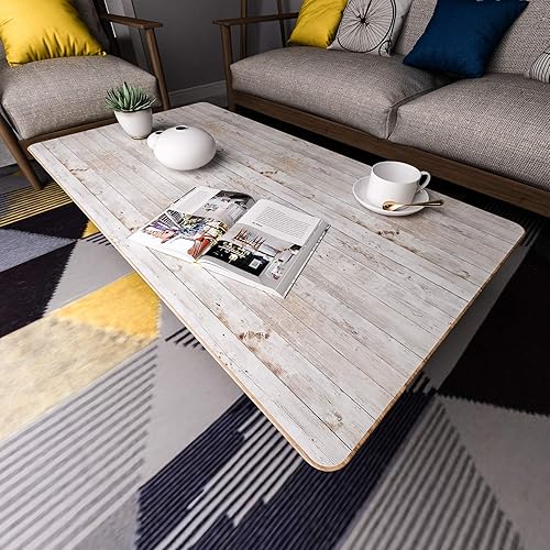 Miniatura 4 de Livelynine Papel tapiz de madera para pared, 17.7 x 276 pulgadas, papel tapiz autoadhesivo para tablón de anuncios de madera, rollos de papel de