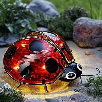 オーナメント ソーラーパネル てんとう虫 オブジェ 屋外 屋内 置物 庭飾り Amazon.co.jp: Lanito ガーデンライト ソーラーライト てんとう