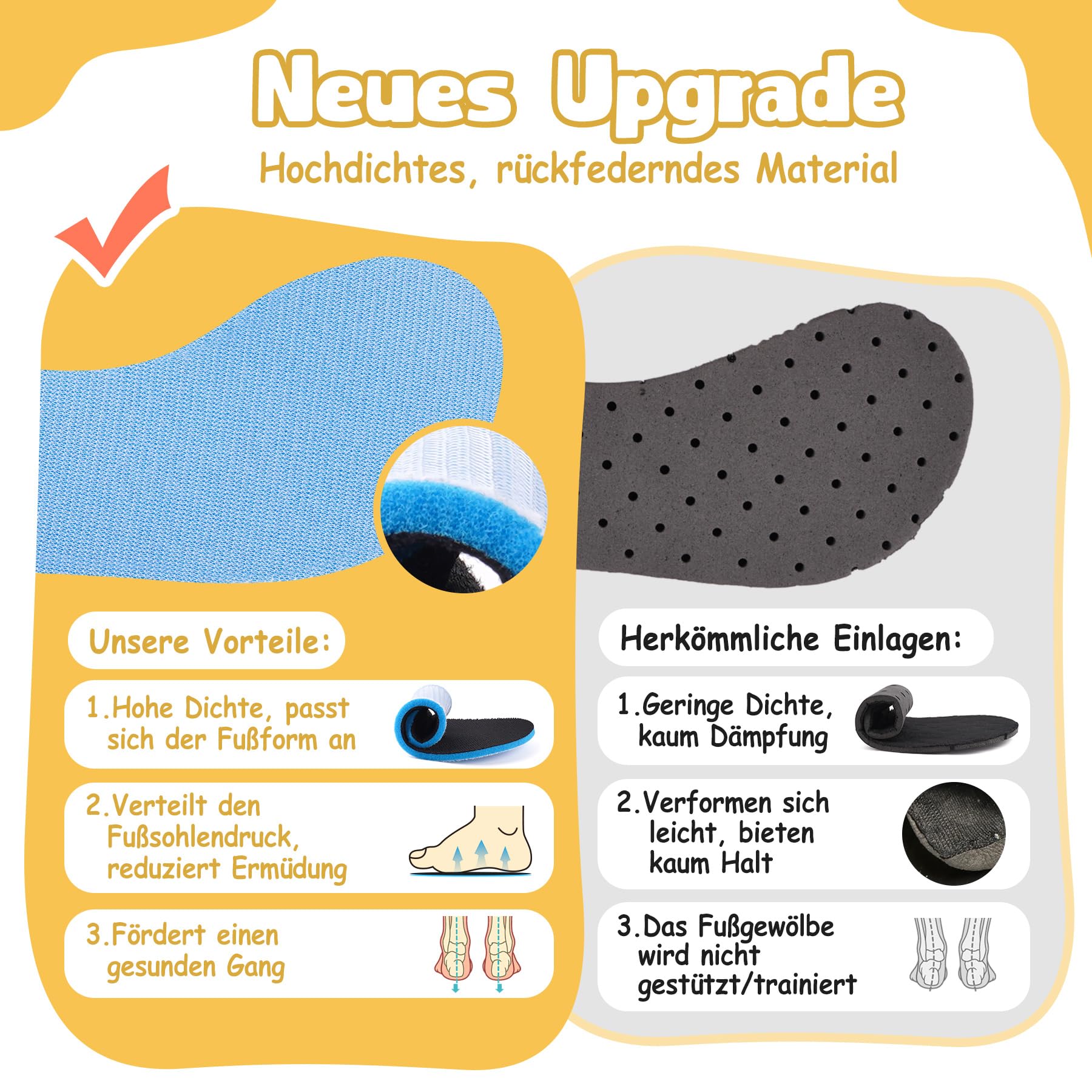 VOLHAL Hausschuhe ​Kinder Mädchen Junge Barfussschuhe Pantoffeln Lauflerns chuhe​Rutschfest ​Kindergarten für Atmungsaktive​Weich Kleinkinder Schuhe ​Unisex - 3